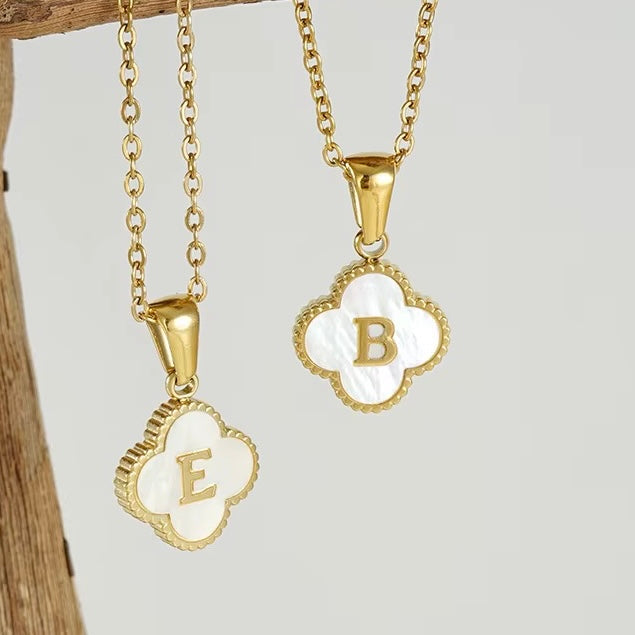 Initials necklace - Waterproof jewelry