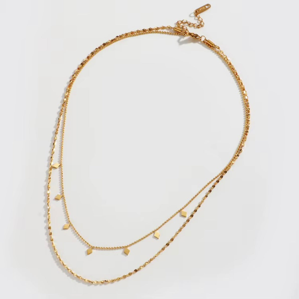 Layered necklace - Waterproof jewelry