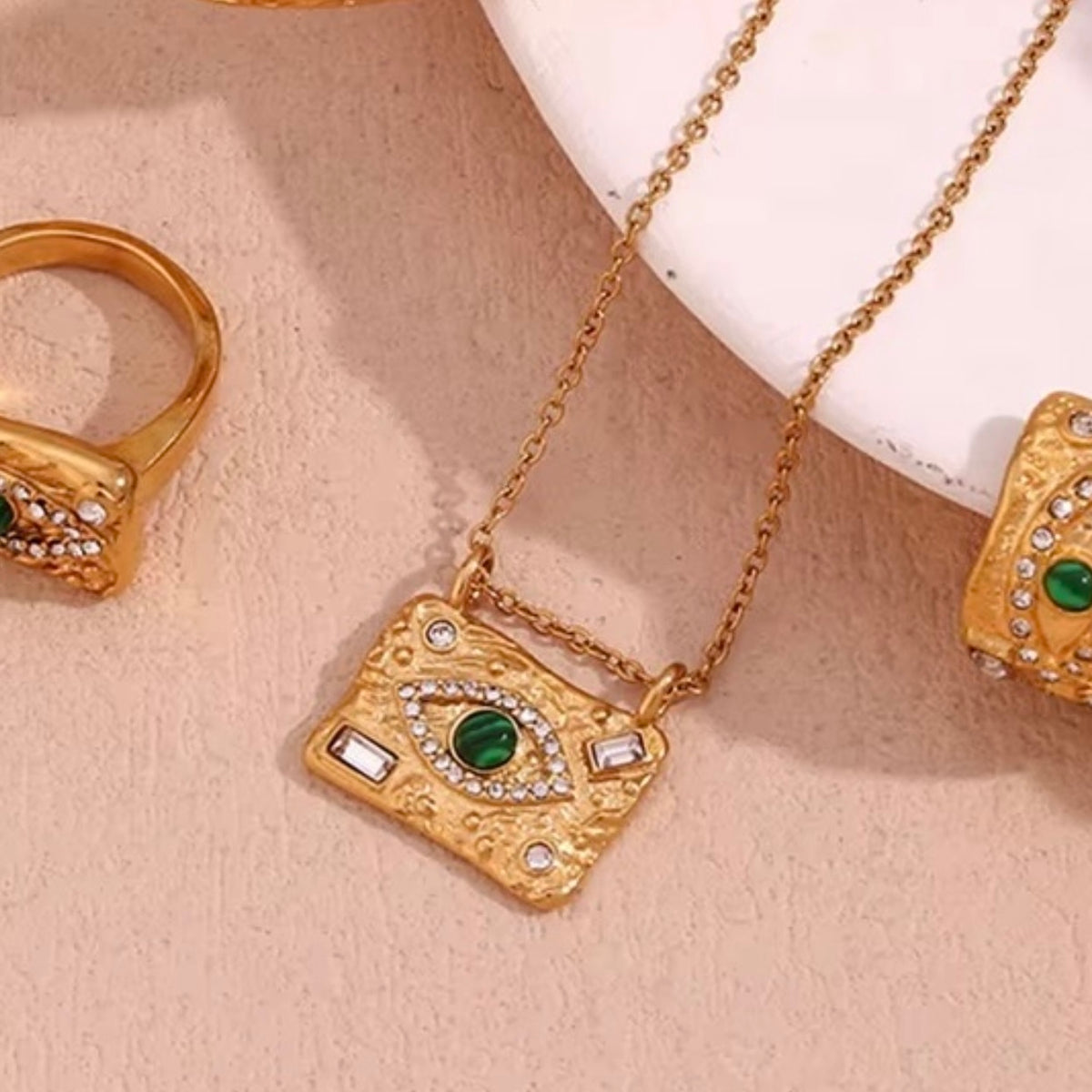 Evil eye necklace - Waterproof jewelry