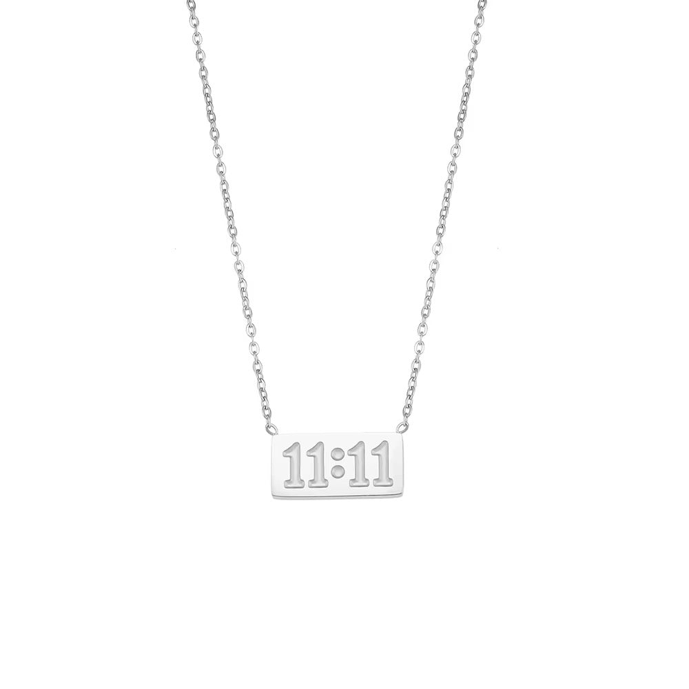 Angel Number necklace, waterproof necklace, 11:11 necklace.