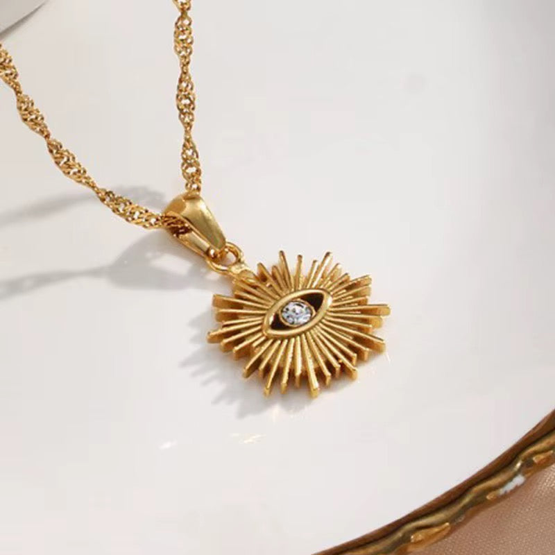 Evil eye necklace - Waterproof jewelry
