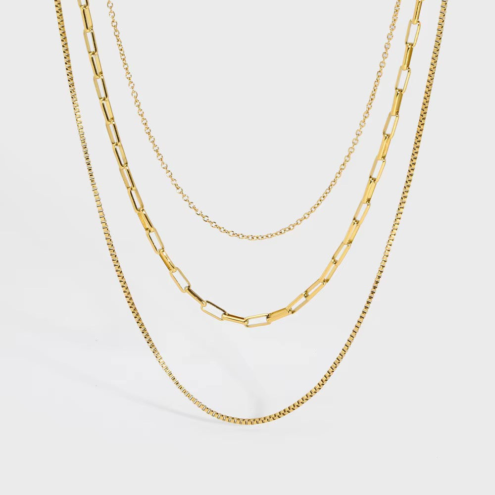 Layered necklace - Waterproof jewelry