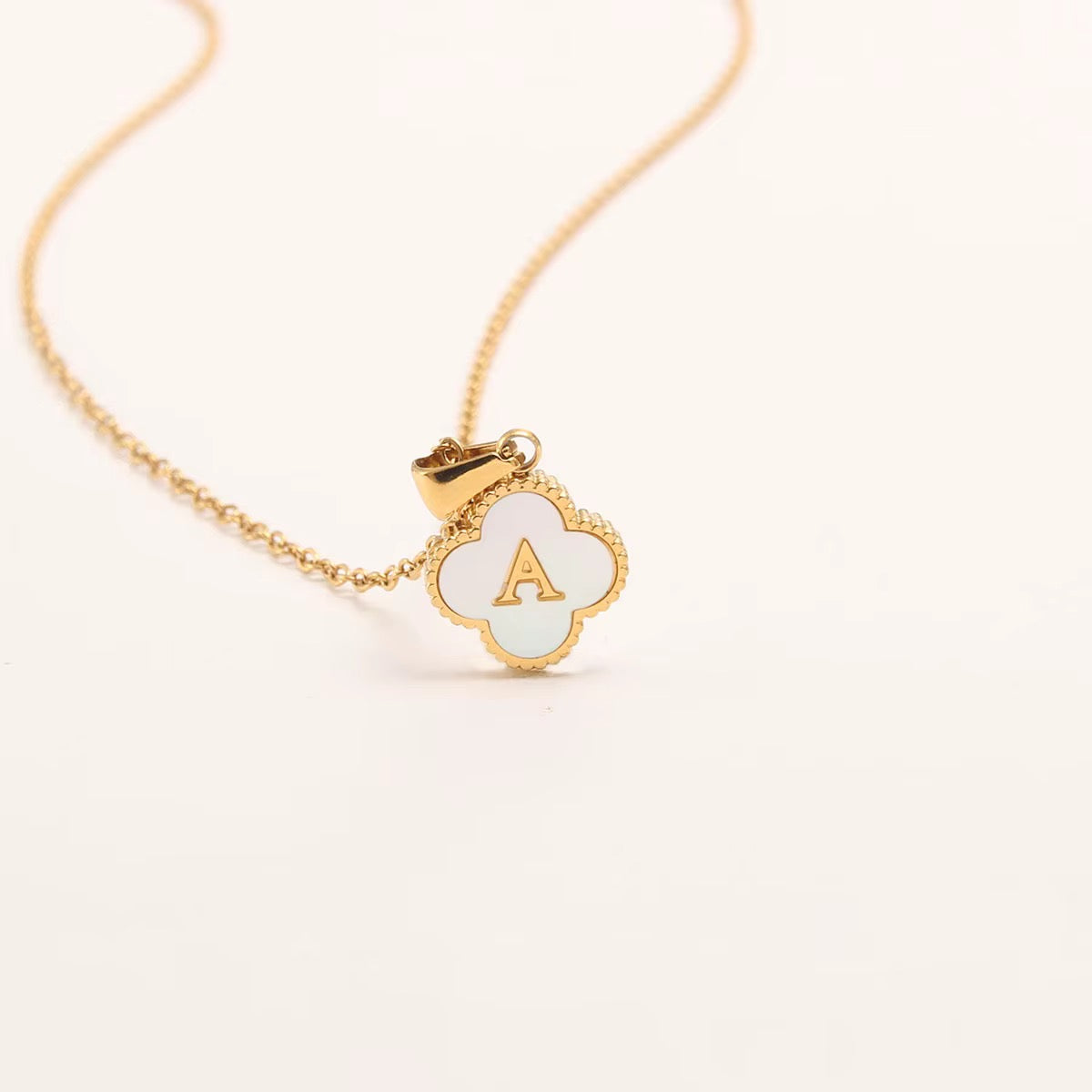 Initials necklace - Waterproof jewelry