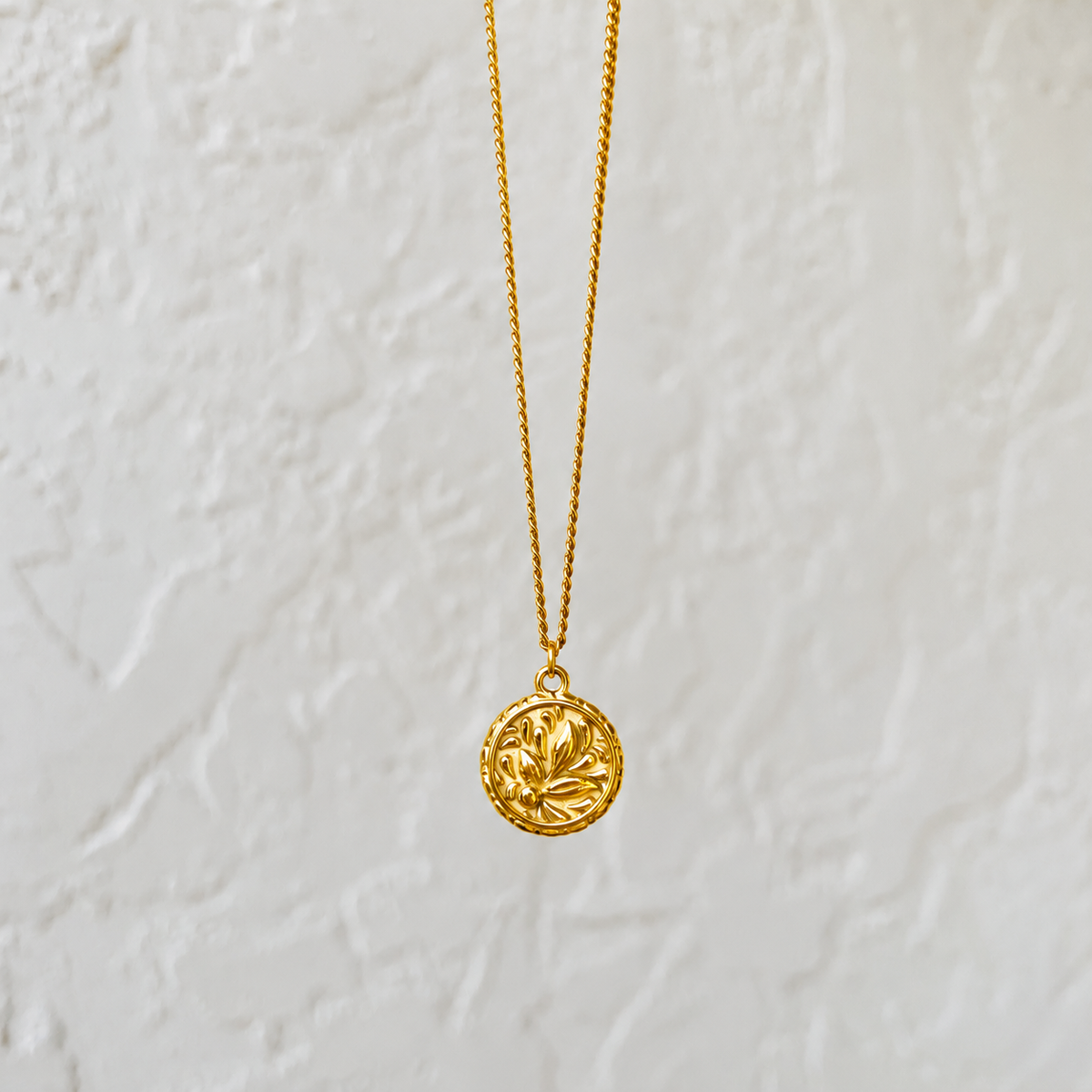 Coin necklace - Waterproof jewelry