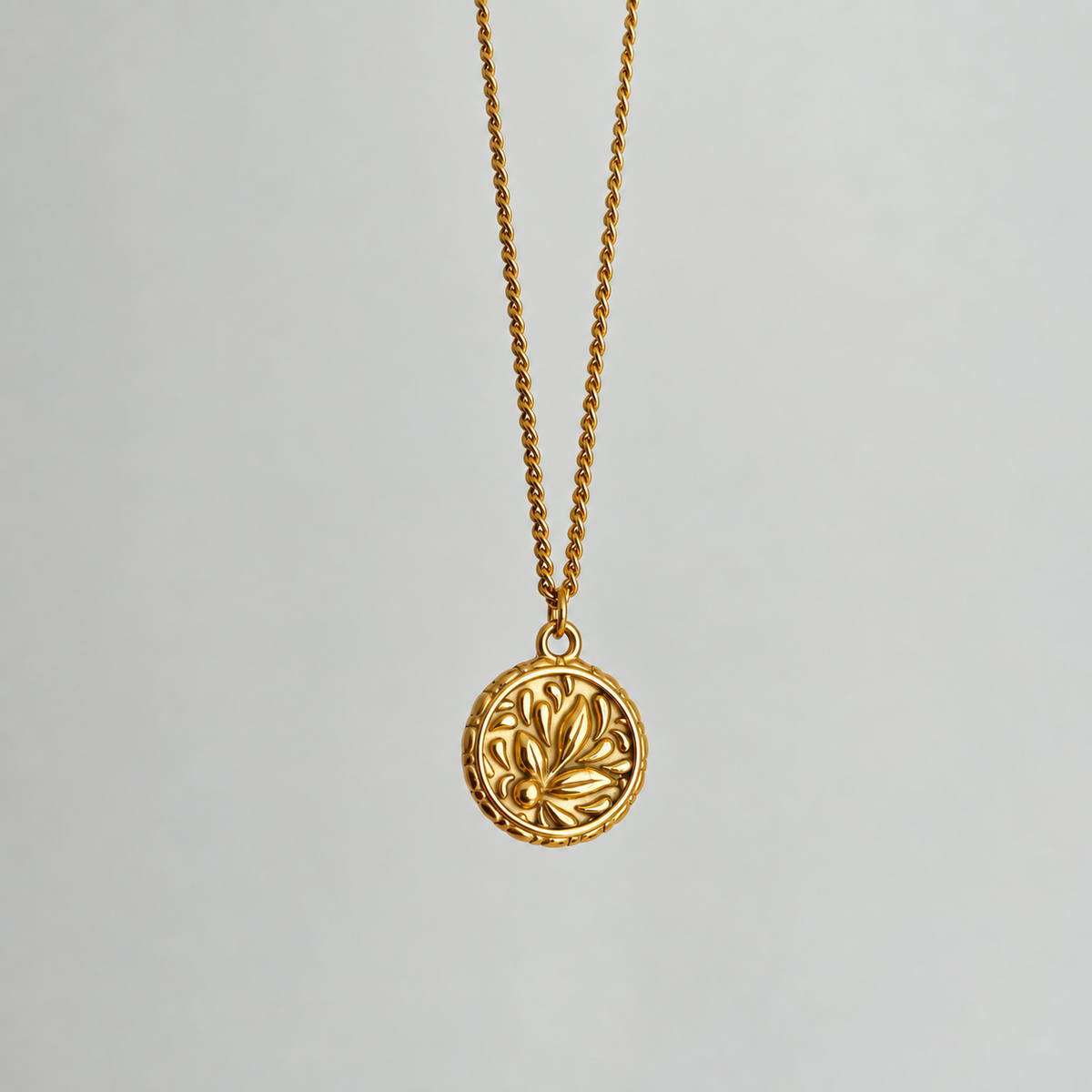 Coin necklace - Waterproof jewelry