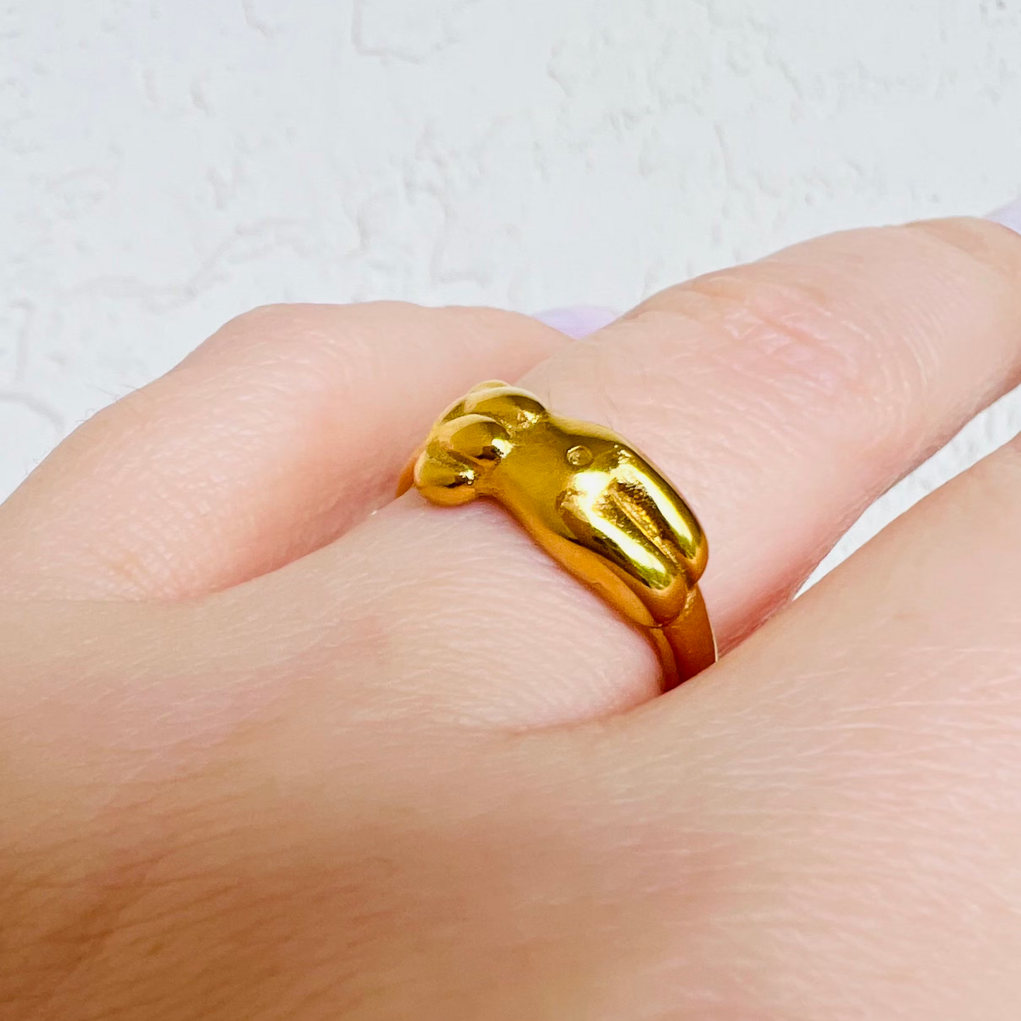 Self love ring, waterproof Venus ring, gold lesbian ring, Aphrodite ring.